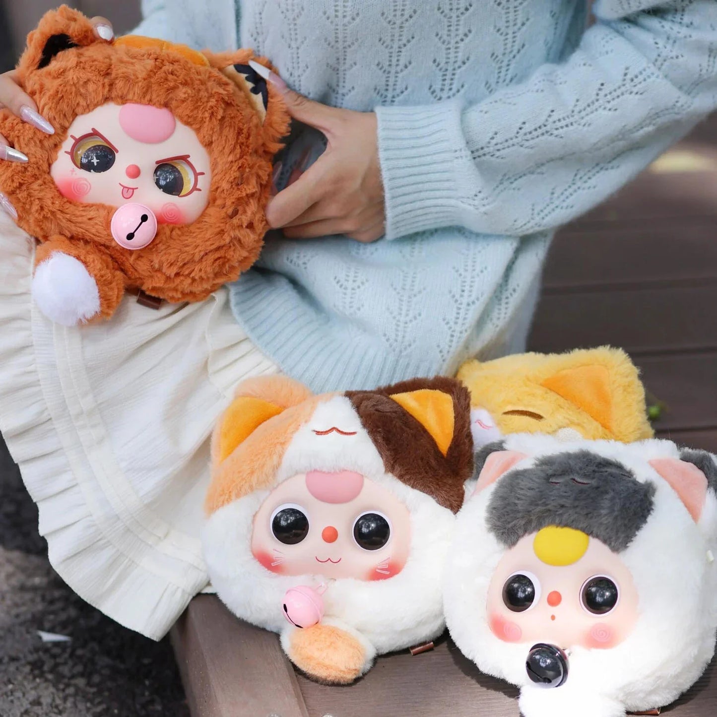 BABY THREE Lucky Cat Zipper Bag