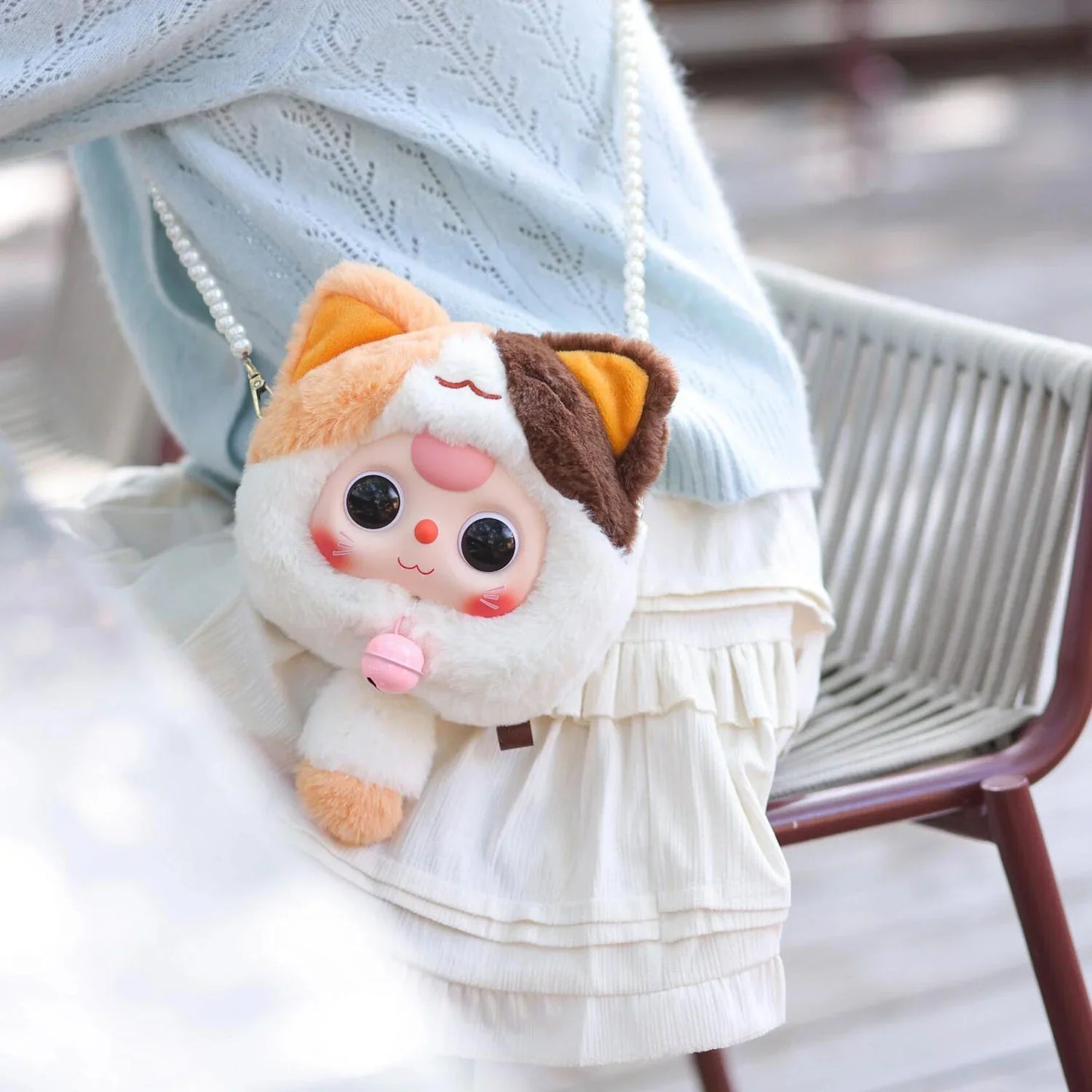 BABY THREE Lucky Cat Zipper Bag